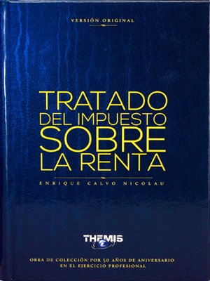 cover image of Tratado del Impuesto sobre la Renta